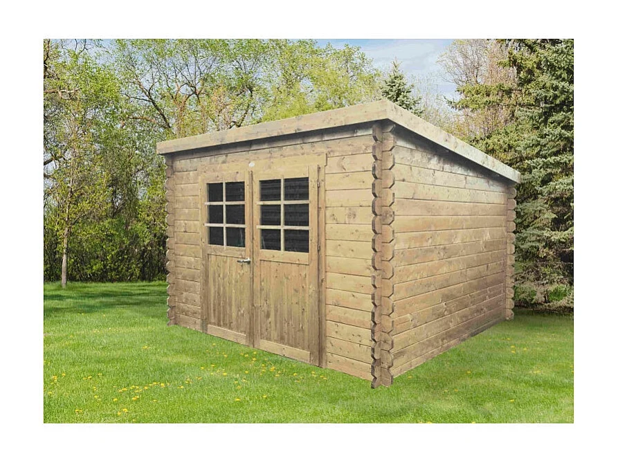 Abri de Jardin Solid Brest (8.88 m²) - 298 x 298 cm