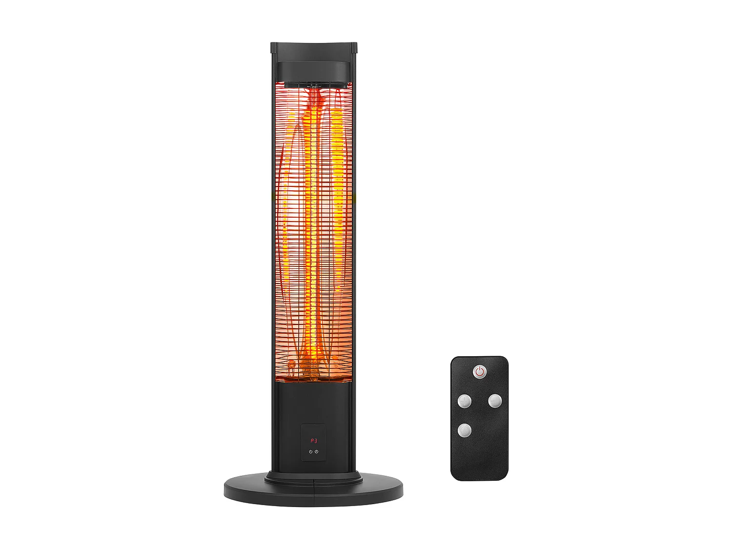 Verwarmingsradiator, SucceBuy Infraroodverwarming 2000 W met Afstandsbediening en Veiligheidsfuncties