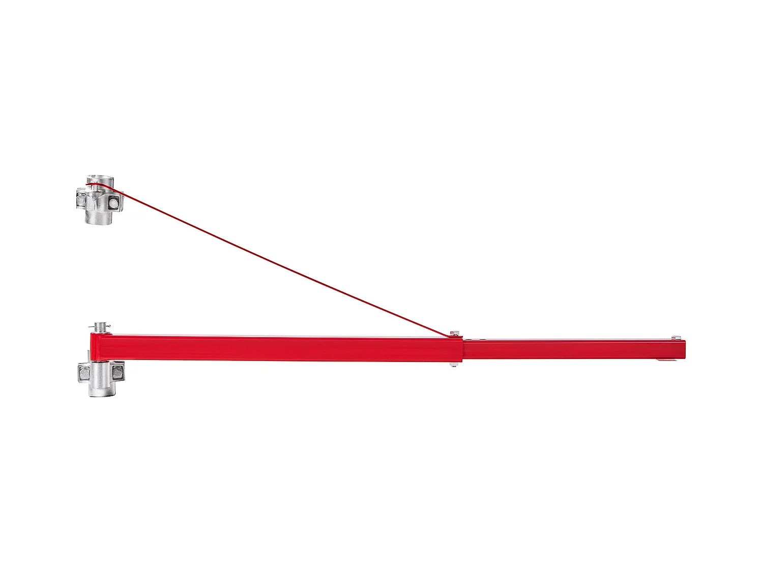 Bras de Support SucceBuy de Palan Électrique, Charge Maximale de 599 kg, Support Pivotant pour Échafaudage