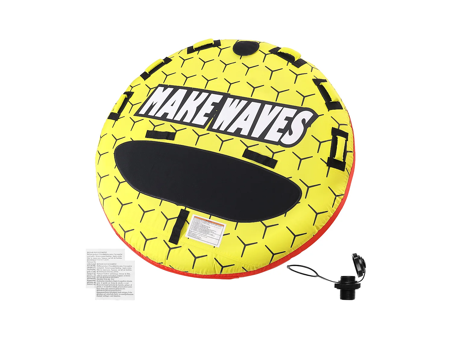 Schleppbare Luftmatratze SucceBuy, für 1–3 Personen, 231 kg, Schlepprohr für Boot