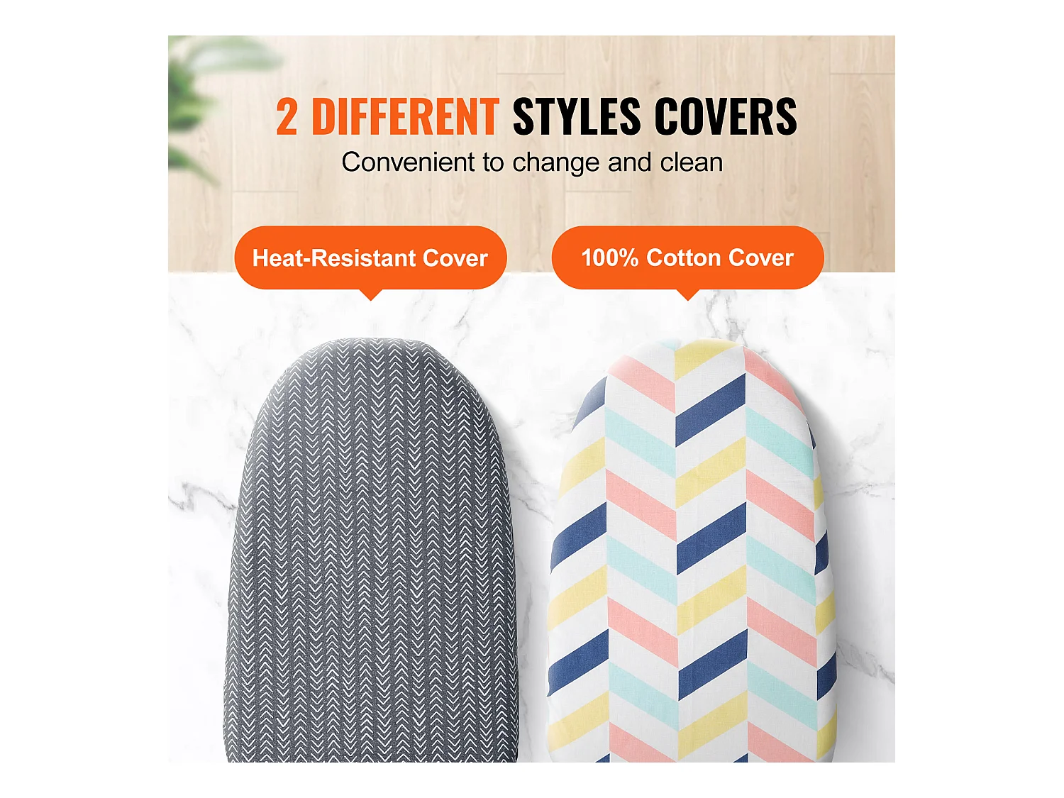 Planche à Repasser de Table SucceBuy, 59,4 x 36,6 cm, Planche à Repasser Compacte, Housse Résistante à la Chaleur