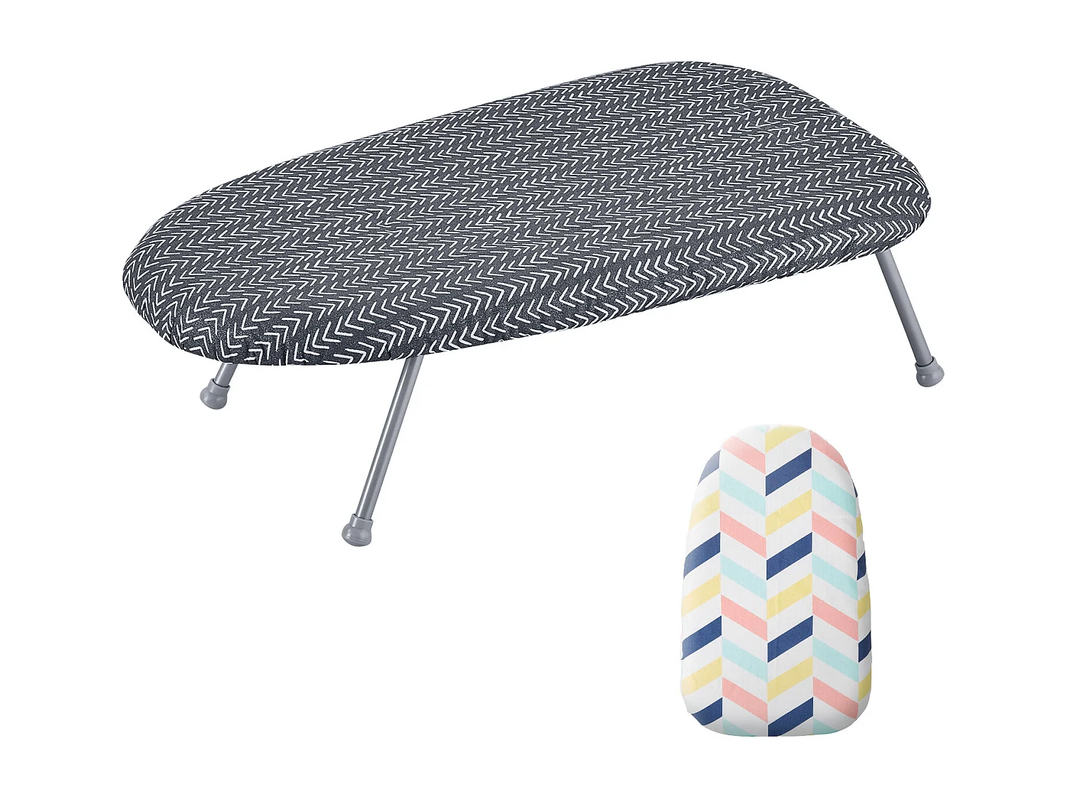 Tisch-Bügelbrett SucceBuy, 59,4 x 36,6 cm, Kompaktes Bügelbrett, Hitzebeständige Hülle