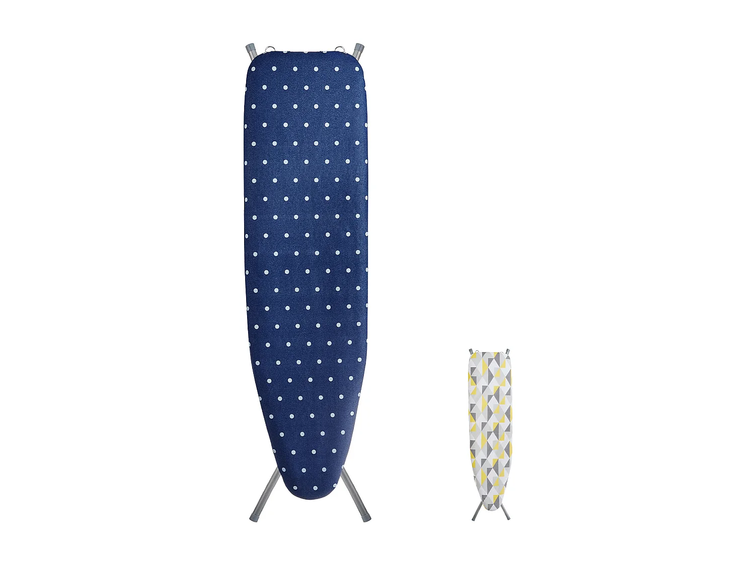 Planche à Repasser SucceBuy, avec Plateau de Rangement et Épaisseur de 4 Couches, Hauteurs Réglables