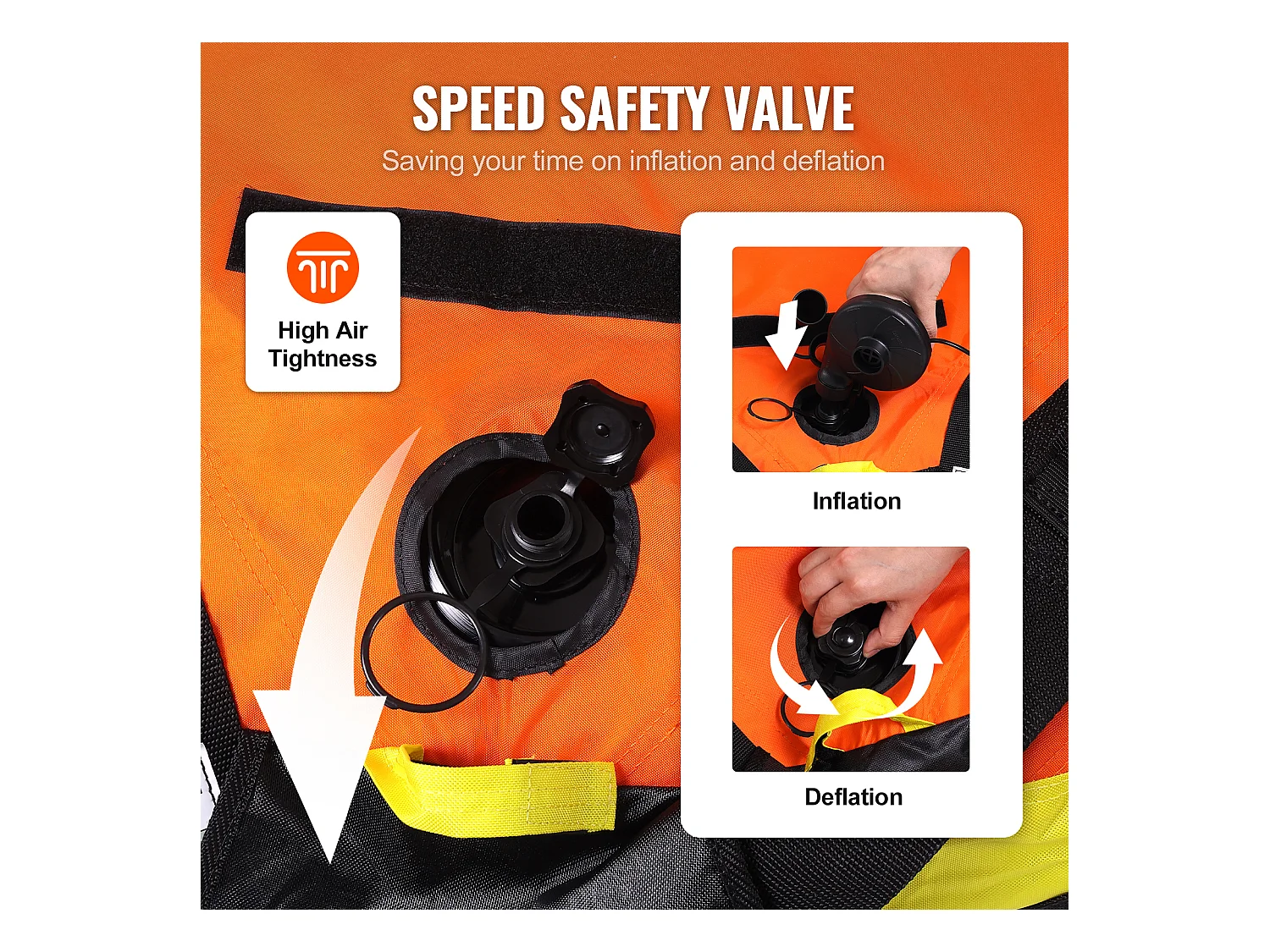 Bouée Tractée Gonflable SucceBuy, pour 1 à 2 Passagers, 154 kg, avec Sièges et Dossier