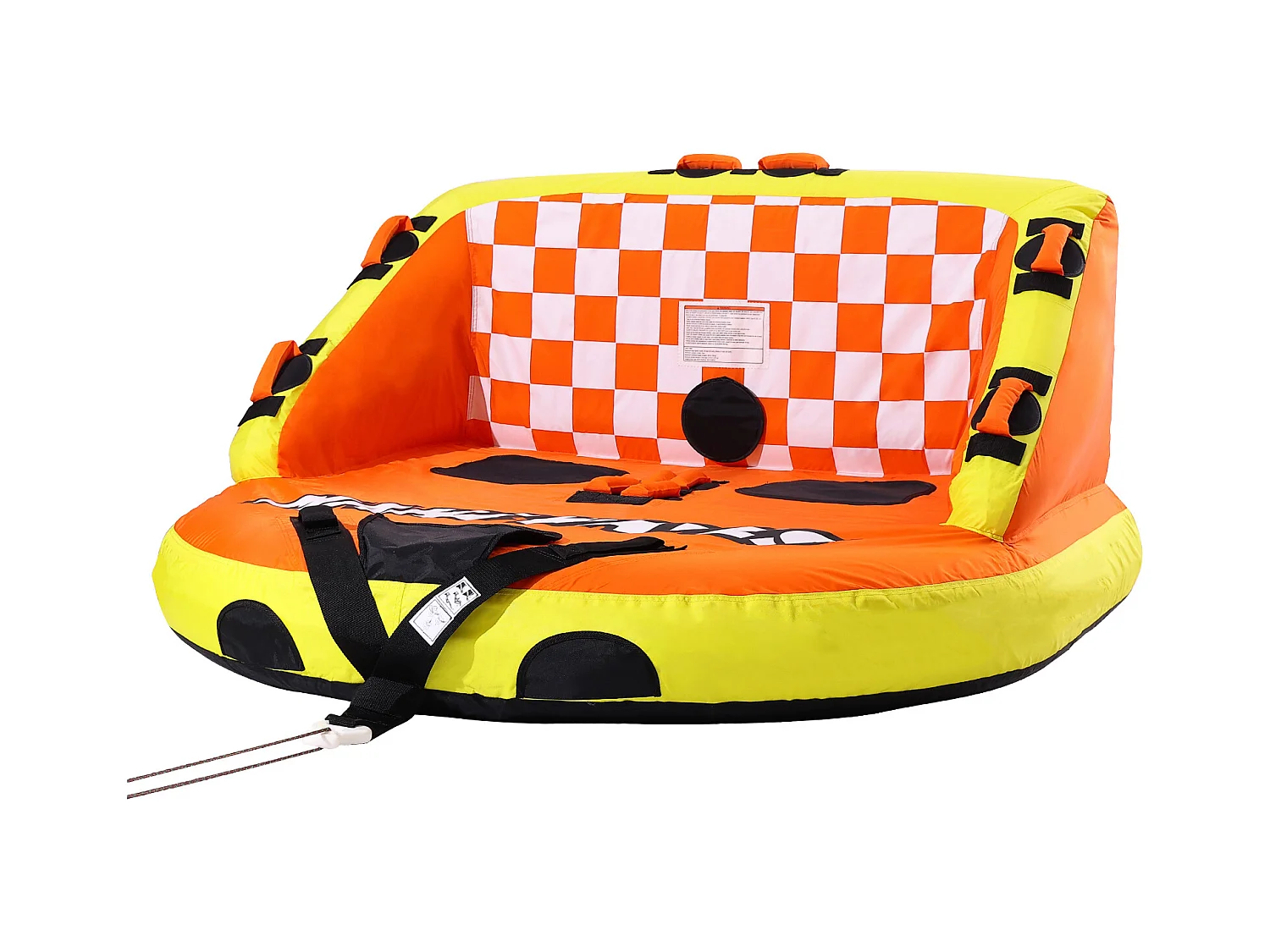 Trekbare Inflatable Buoy SucceBuy, voor 1 tot 2 Passagiers, 154 kg, met Zitten en Leuningen