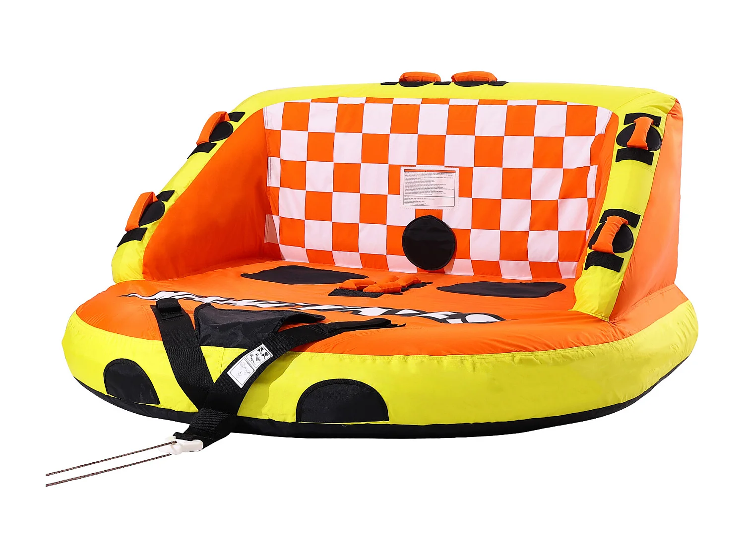 Schleppbare Luftmatratze SucceBuy, für 1–2 Personen, 154 kg, mit Sitzen und Rückenlehne