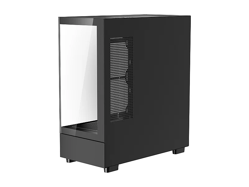 PC-Gaming-behuizing SucceBuy, Gehard Glas Paneel, Stofbescherming, 6 PWM ARGB-ventilatoren 12cm, Compatibel met GPU tot 41cm Lengte