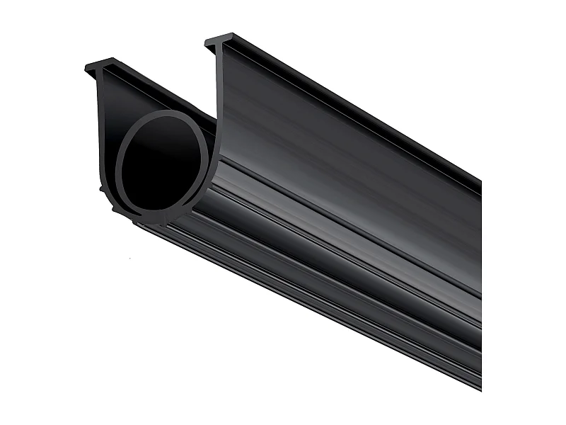Bande d'Étanchéité SucceBuy de Garage Noirs - 305cm, Extrémité en T de 12.7/40.6cm, Bande en Caoutchouc Inférieure