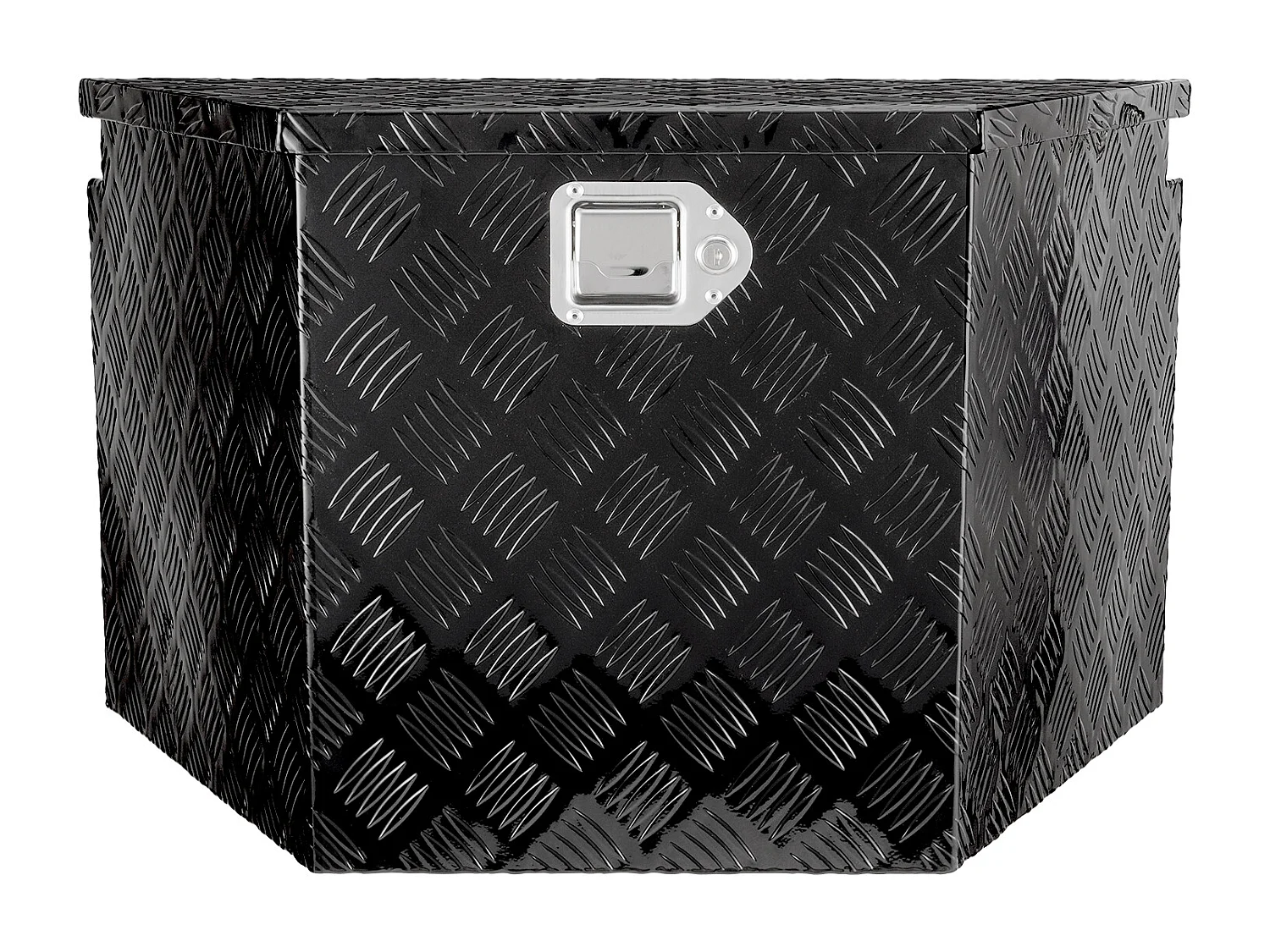 Scatola Porta Attrezzi per Rimorchio SucceBuy, 99 x 42 x 30 cm, in Lega di Alluminio e Chiavi di Chiusura