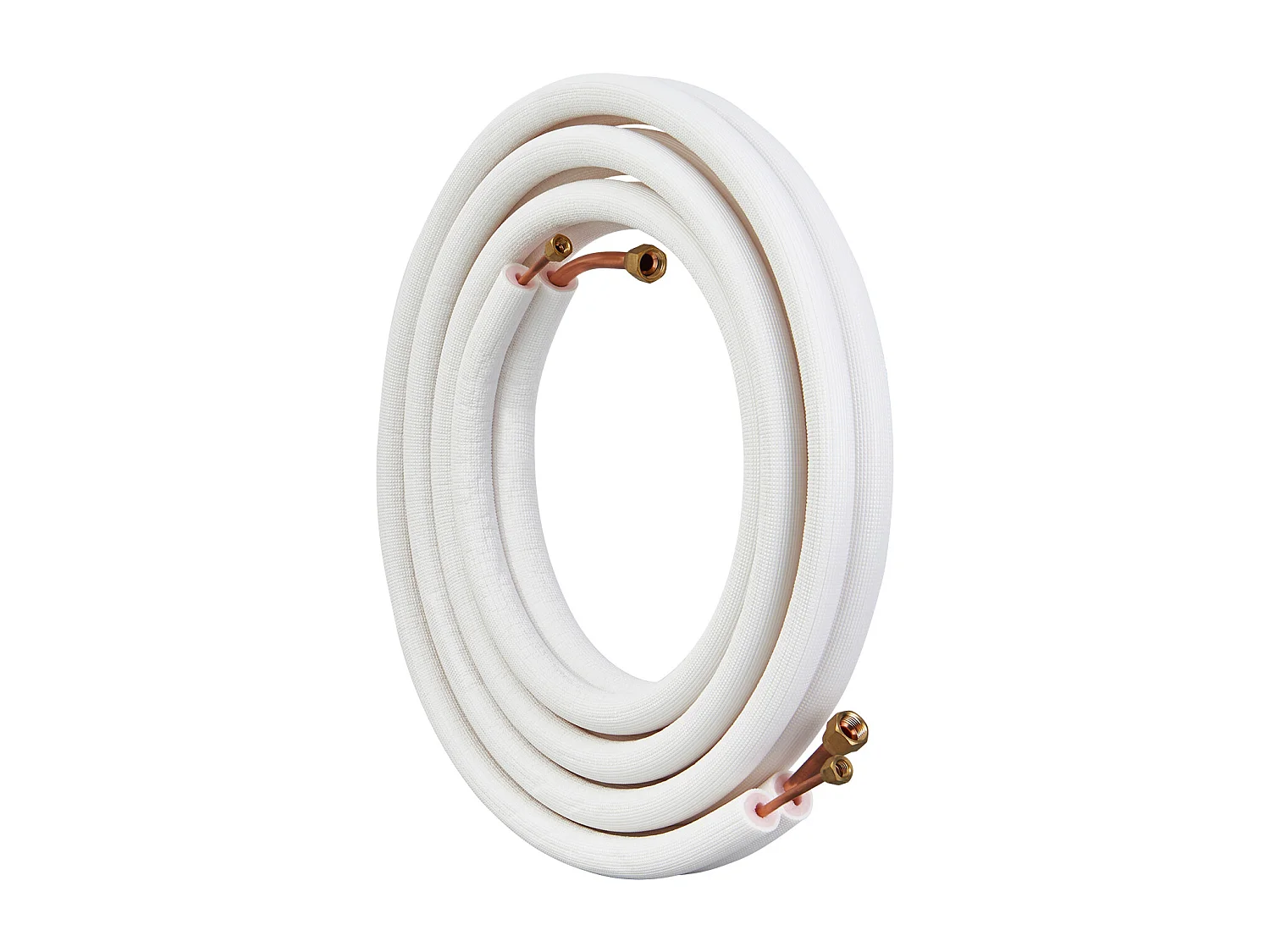 Tube SucceBuy Mini Split Line Set 6,4 x 12,7 mm x 4876,8 mm Tube en Cuivre pour AC avec Câble de Connexion