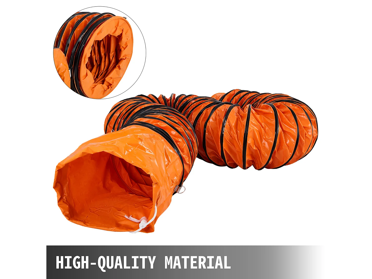 Tuyau Flexible SucceBuy, en PVC de 762 cm, Diamètre de 30 cm pour Ventilateurs d'Extraction