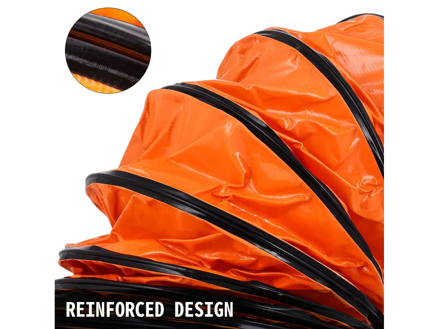 Tuyau Flexible SucceBuy, en PVC de 762 cm, Diamètre de 30 cm pour Ventilateurs d'Extraction