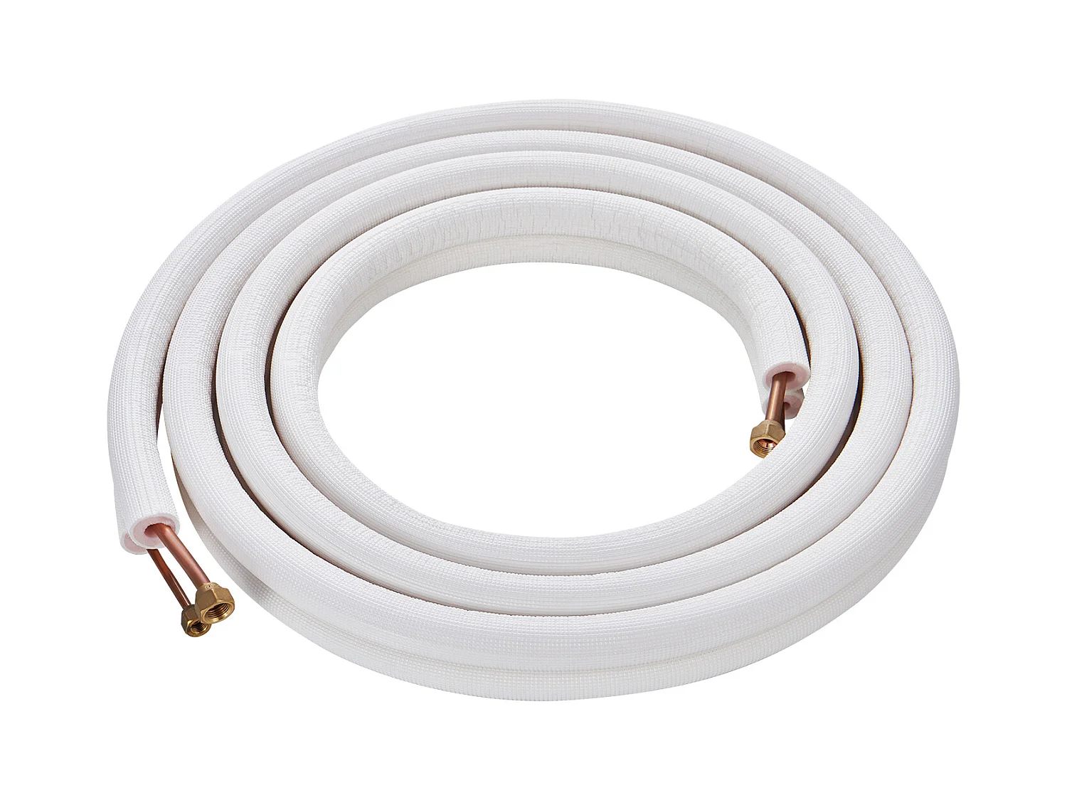 Tube SucceBuy Ensemble de Mini-Lignes Divisées 6,4 x 9,5 mm x 4877 mm Tubes en Cuivre avec Câble CA