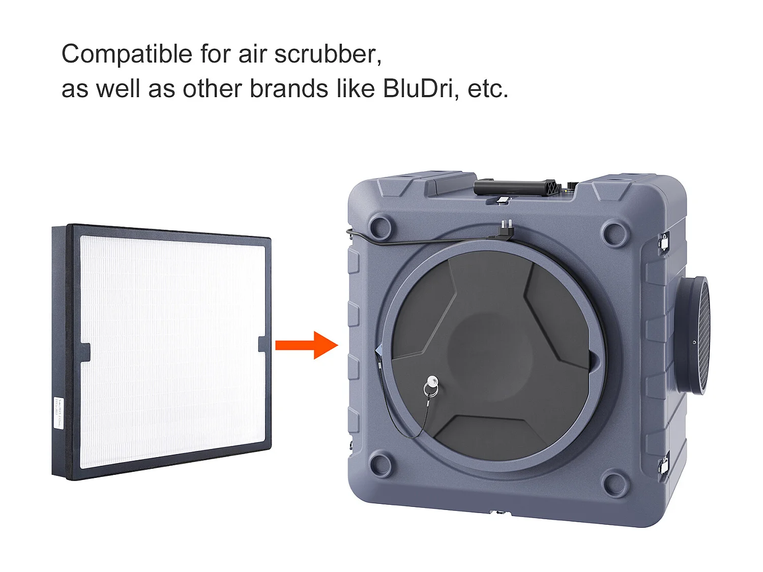 HEPA Luftfilter Ersatz SucceBuy 40cm x 40cm für Luftreiniger, Ideal zur Verbesserung der Innenraumluftqualität und Reduzierung von Allergenen