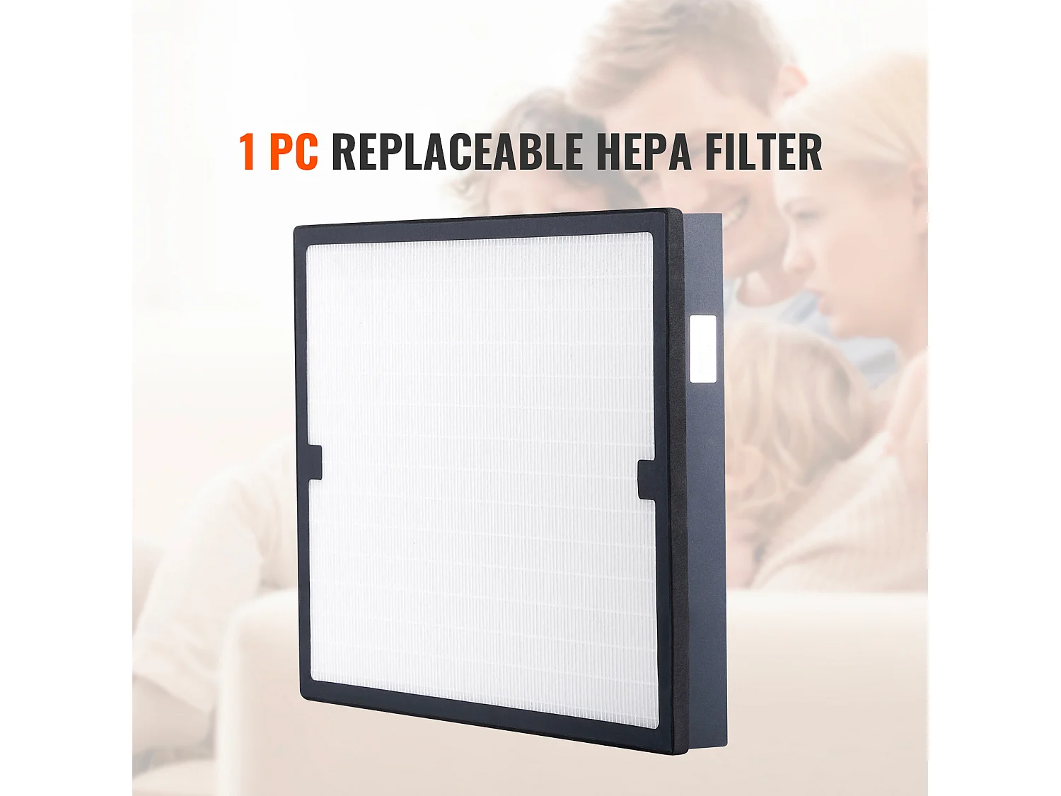 HEPA Luftfilter Ersatz SucceBuy 40cm x 40cm für Luftreiniger, Ideal zur Verbesserung der Innenraumluftqualität und Reduzierung von Allergenen