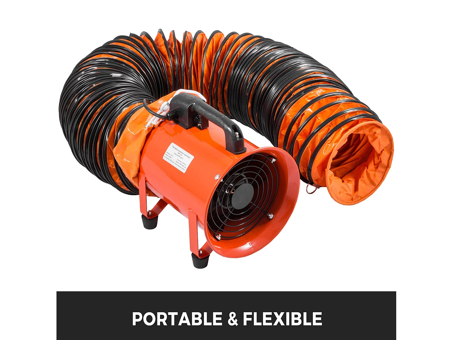 Tubo SucceBuy Tubo Flexibile in PVC di 762 CM per Ventilatore di Estrazione di 25,4CM di Diametro, 250 mm