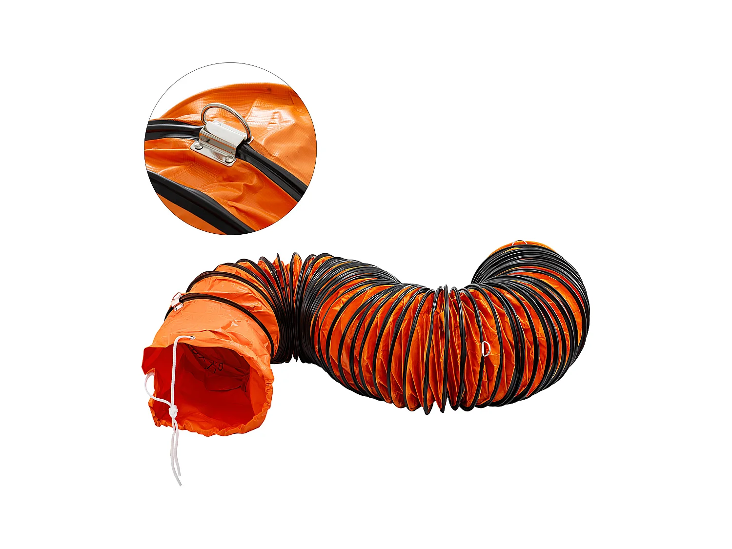 Tuyau SucceBuy Tuyau Flexible en PVC de 762 CM pour Ventilateur d'Extraction de 25,4CM de Diamètre, 250 mm
