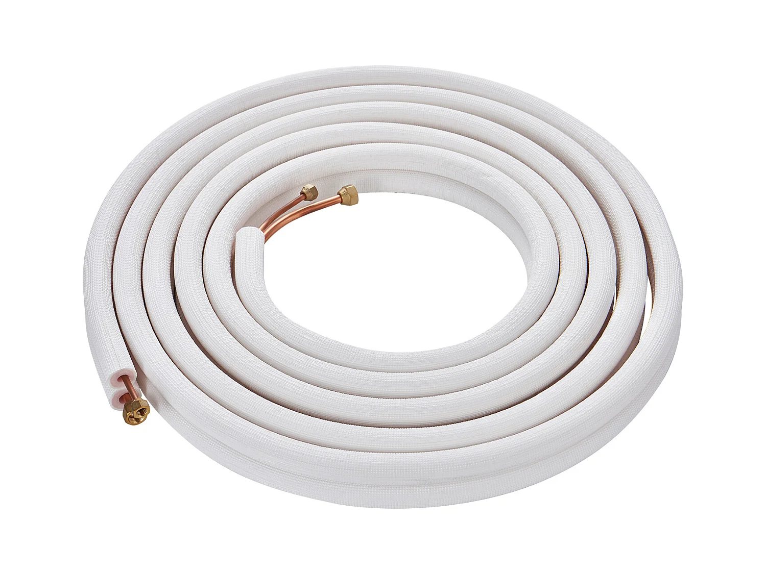 Tube SucceBuy Mini Split Line Set 6,4 x 9,5 x 7620 mm Tube en Cuivre pour AC avec Câble de Connexion