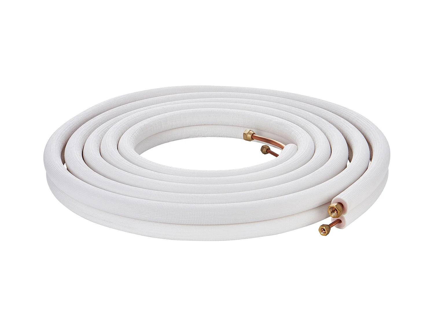 Tube SucceBuy Mini Split Line Set 6,4 x 9,5 x 7620 mm Tube en Cuivre pour AC avec Câble de Connexion