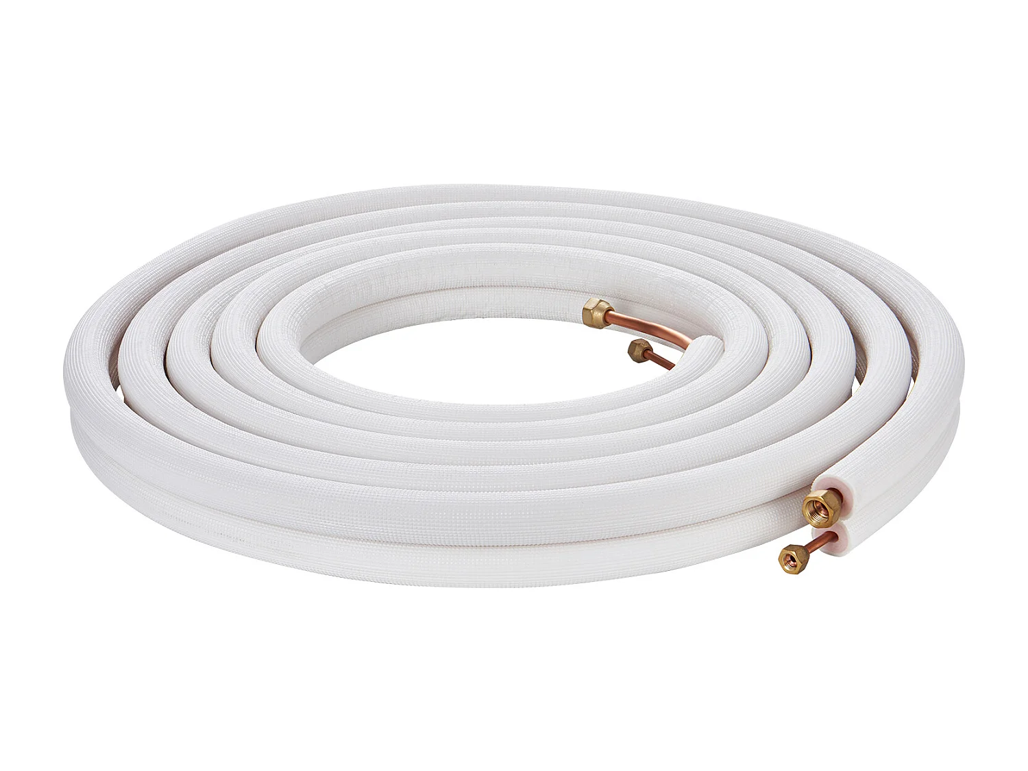 Tube SucceBuy Mini Split Line Set 6,4 x 9,5 x 7620 mm Tube en Cuivre pour AC avec Câble de Connexion