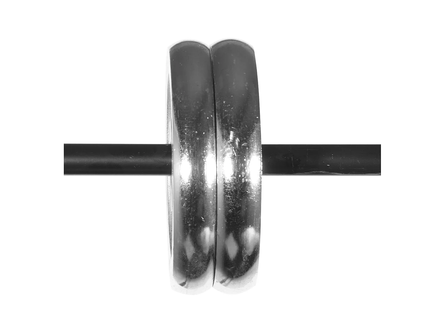 Tringles à Rideaux à Double Tige SucceBuy, de 183 à 366 cm de Longueur Réglable avec Embouts de Capuchon