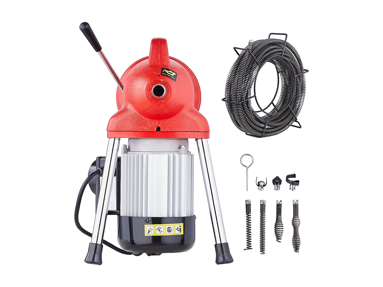 Macchina per la Pulizia del Dreno SucceBuy 20 m x 16 mm 250W Sbloccapipe