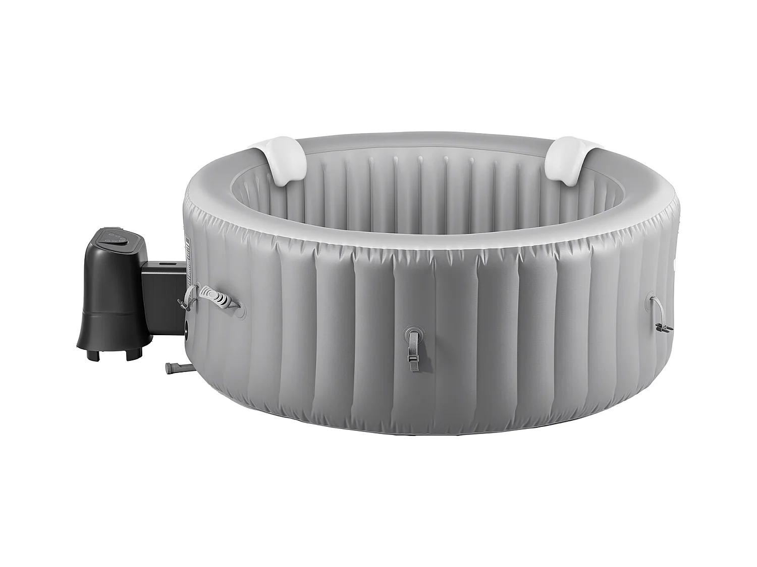 Spa Gonflable Rond Bains SucceBuy, à Remous d’Extérieur 6-8 Personnes, 240x 66 cm