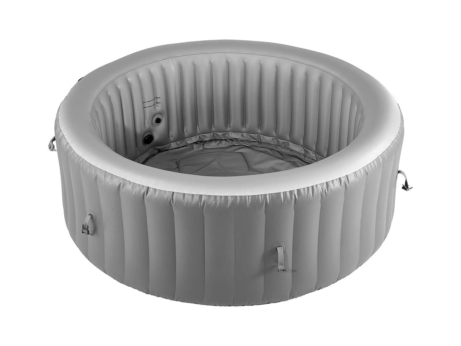 Spa Gonflable Rond Bains SucceBuy, à Remous d’Extérieur 2-4 Personnes, 180x 66 cm