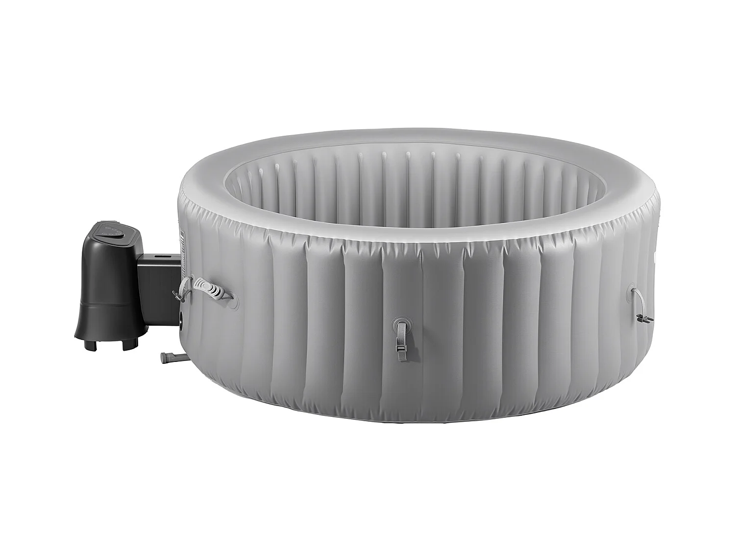 Spa Gonflable Rond Bains SucceBuy, à Remous d’Extérieur 2-4 Personnes, 180x 66 cm