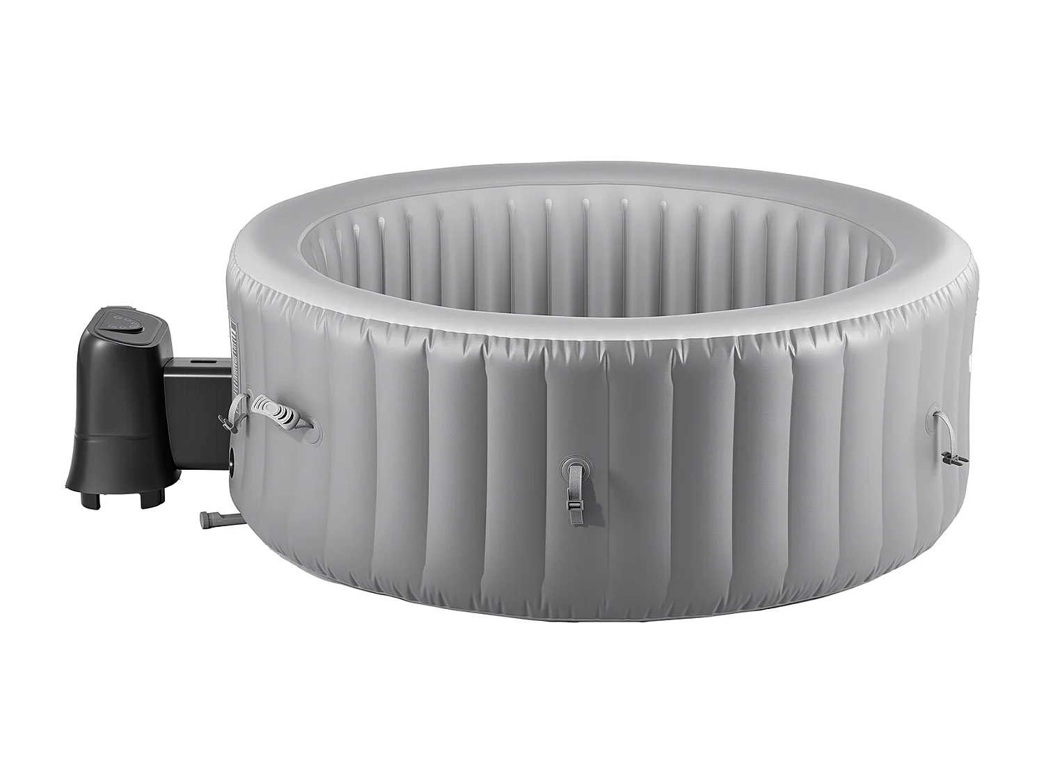 Spa Gonflable Rond Bains SucceBuy, à Remous d’Extérieur 2-4 Personnes, 180x 66 cm