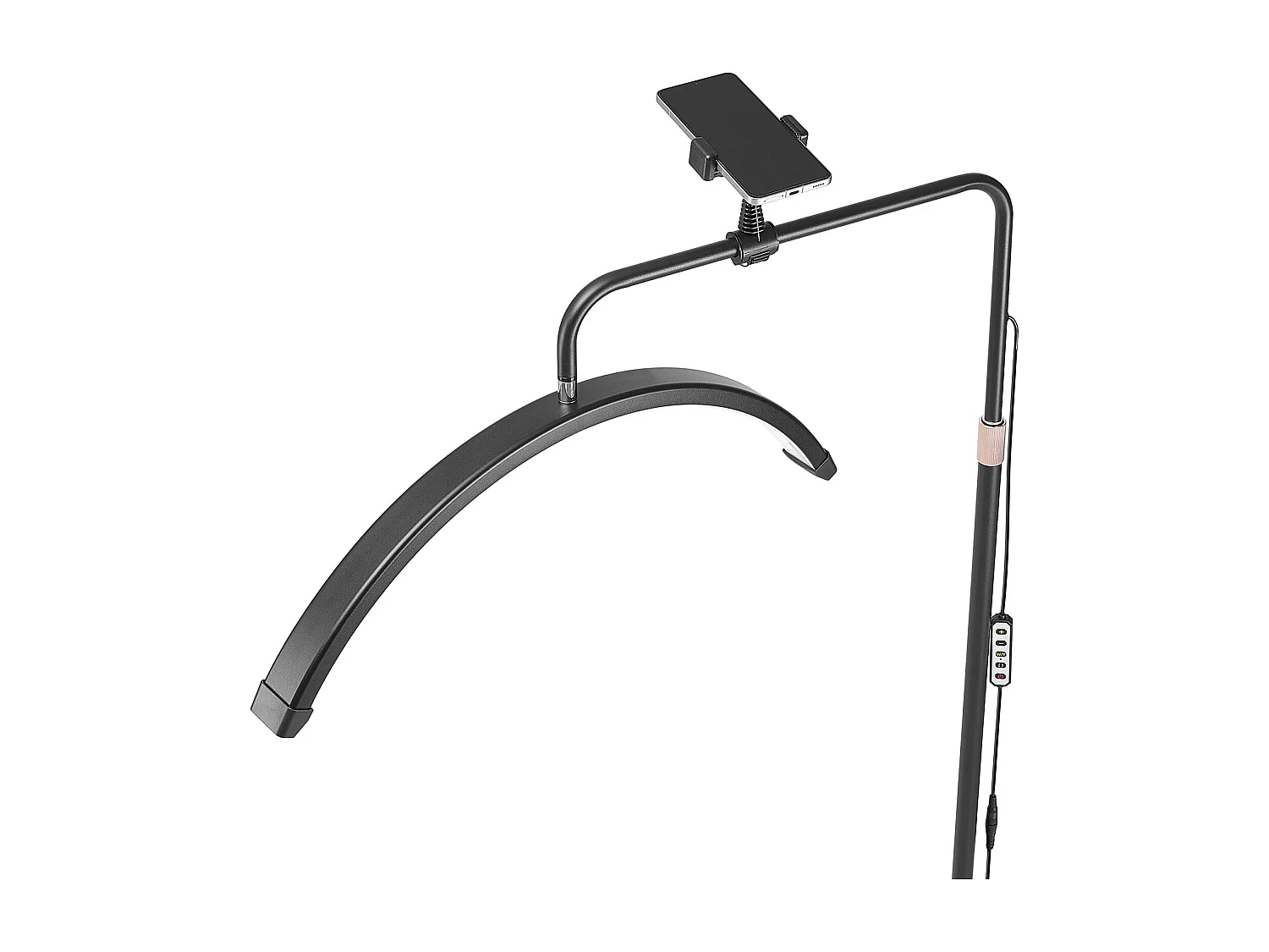 Lampe d’Esthéticienne, SucceBuy, Lampe à Cils 584.2 mm Demi-lune pour Esthéticienne - Lampe à Cils LED à Intensité Variable, Arquée