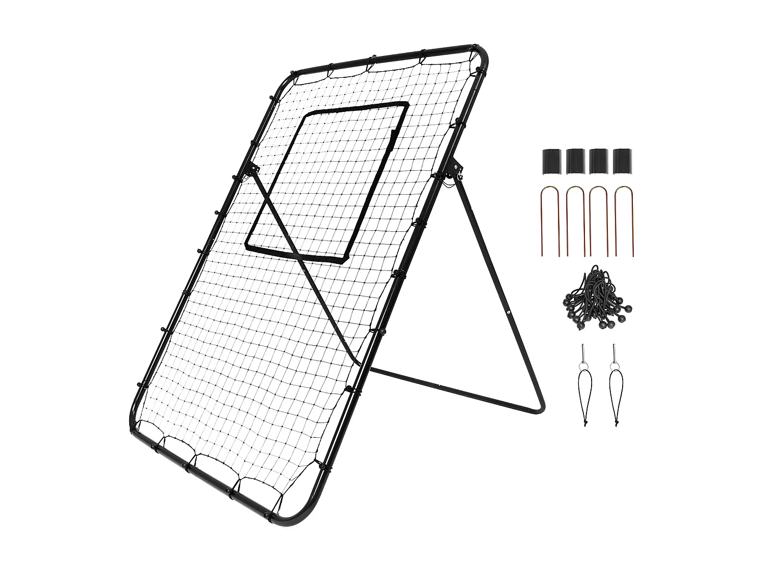 Red de Rebote SucceBuy para Béisbol y Softbol, 122 x 183 cm, con Ángulos Ajustables, para el Entrenamiento en Campo y Lanzamiento