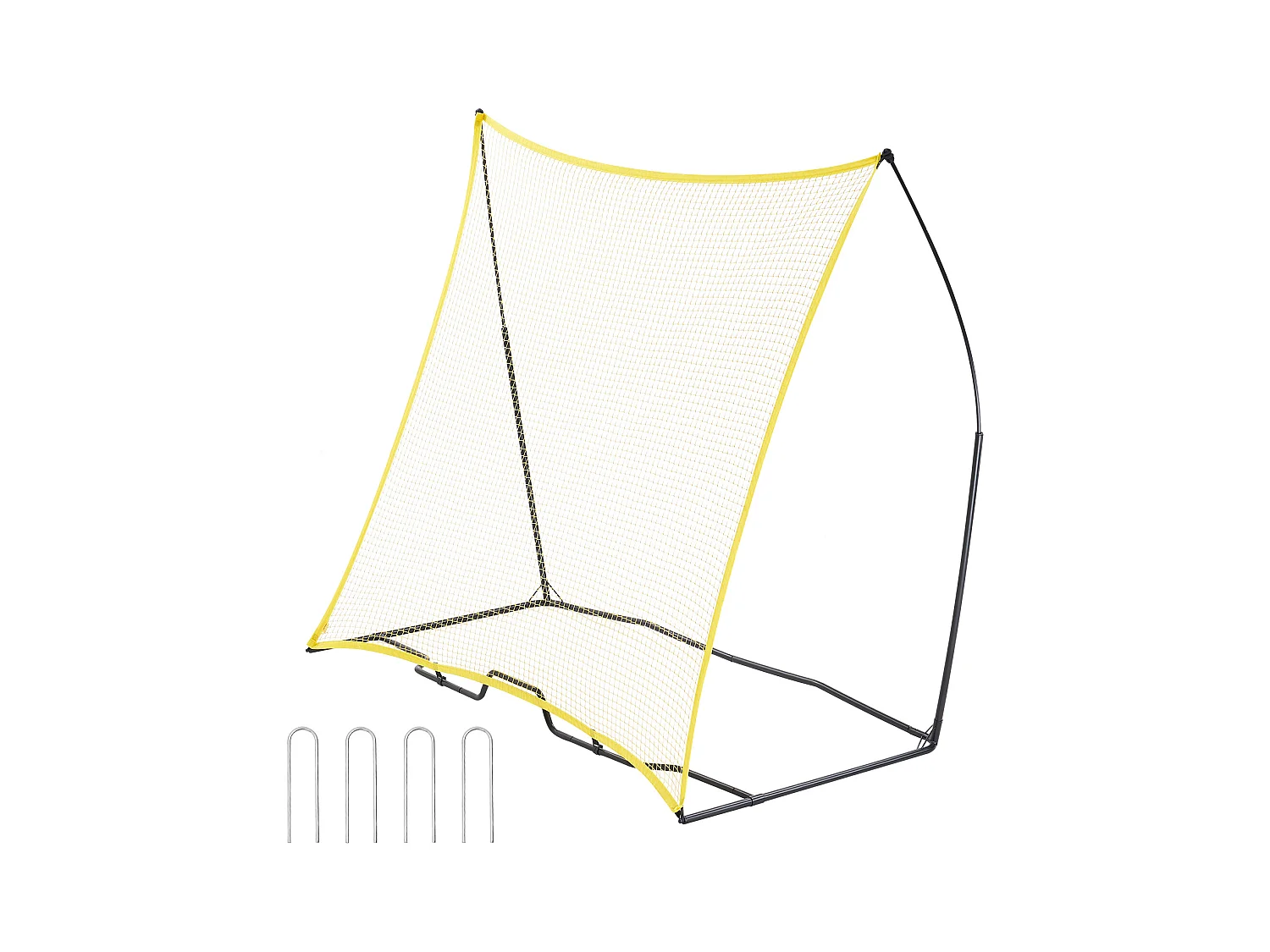 Filet de Rebond de Football SucceBuy Filet d'Entraînement Portable Soccer Rebounder 213 x 213 cm pour Entraînement