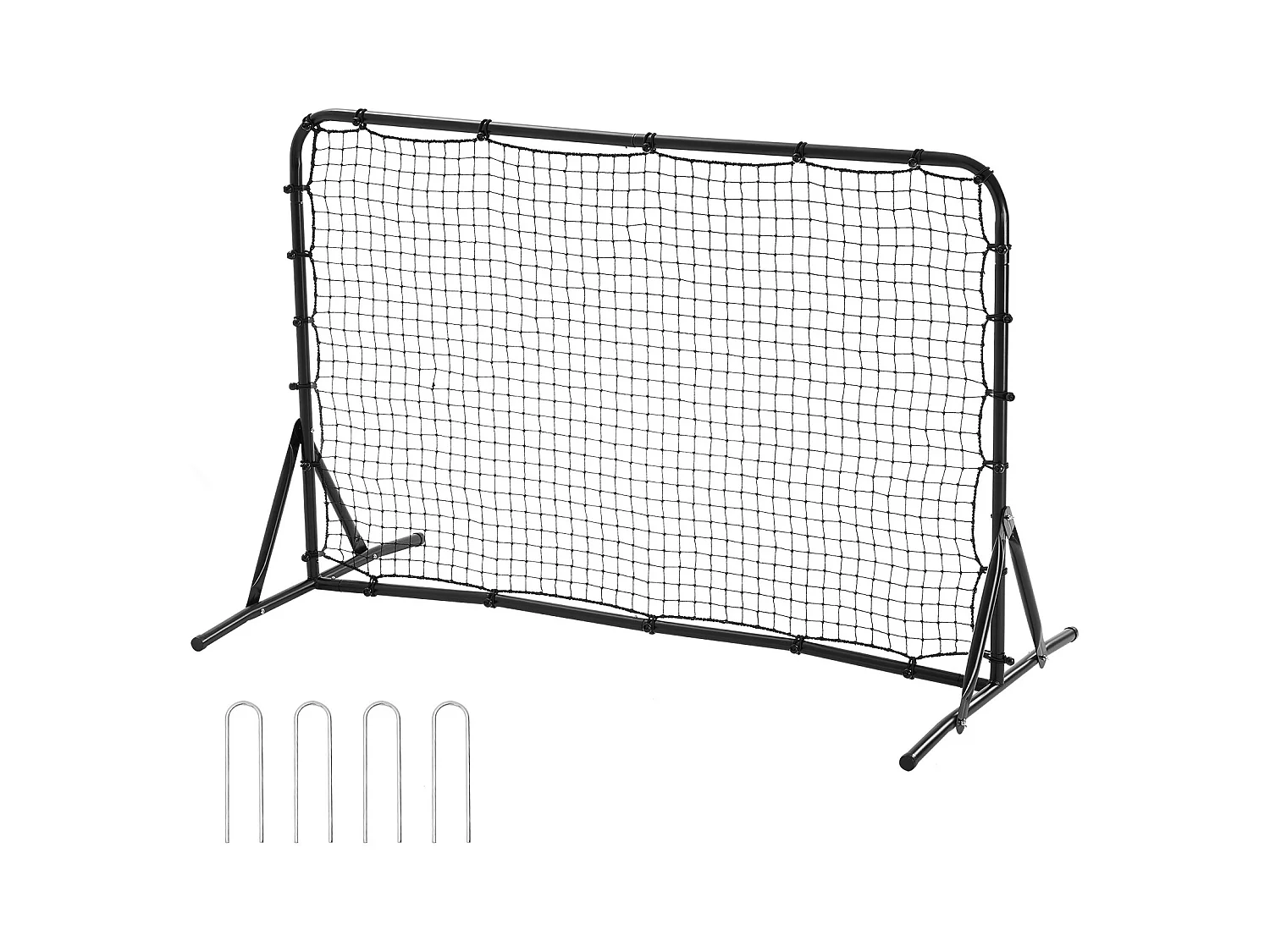 Filet de Rebond de Football SucceBuy Filet d'Entraînement Double Face pour le Football Soccer Rebound Trainer 188 x 122 cm