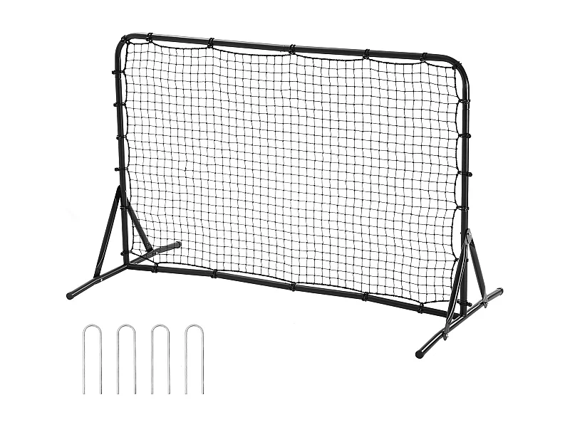 Voetbal Rebound Net SucceBuy Voetbal Reboundtrainer 188 x 122 cm Dubbelzijdig Voetbal Trainingsnet