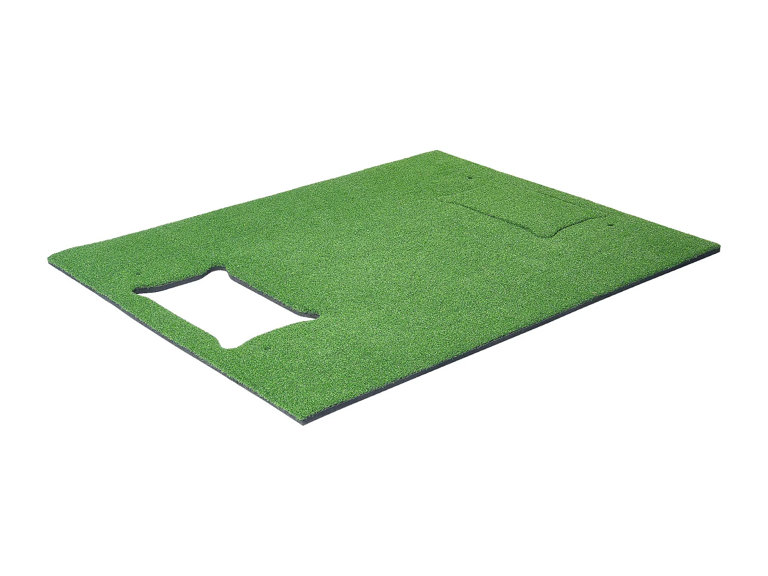 Tapis de Frappe SucceBuy de Golf 12.7 x10.2cm, Tapis d'Entraînement Épais pour Entraînement de Conduite et de Chipping en Intérieur/Extérieur