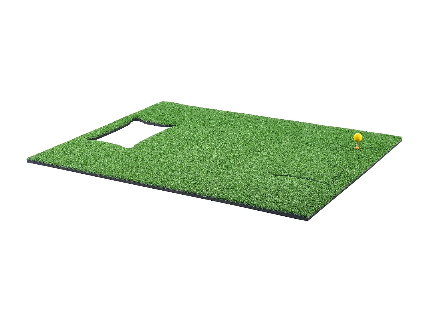 Tapis de Frappe SucceBuy de Golf 12.7 x10.2cm, Tapis d'Entraînement Épais pour Entraînement de Conduite et de Chipping en Intérieur/Extérieur