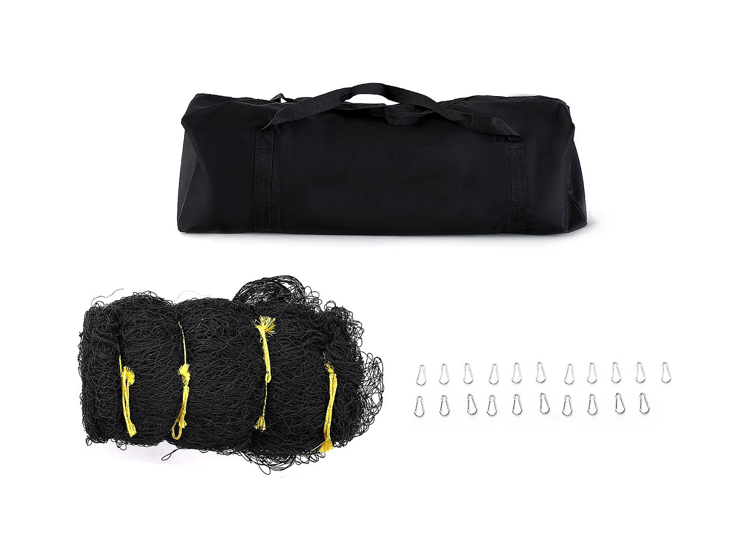 Filet d'Entraînement de Baseball Professionnel SucceBuy, 21,7 m, Filet en PE Fermé Robuste Extérieur, avec Porte et Sac de Transport