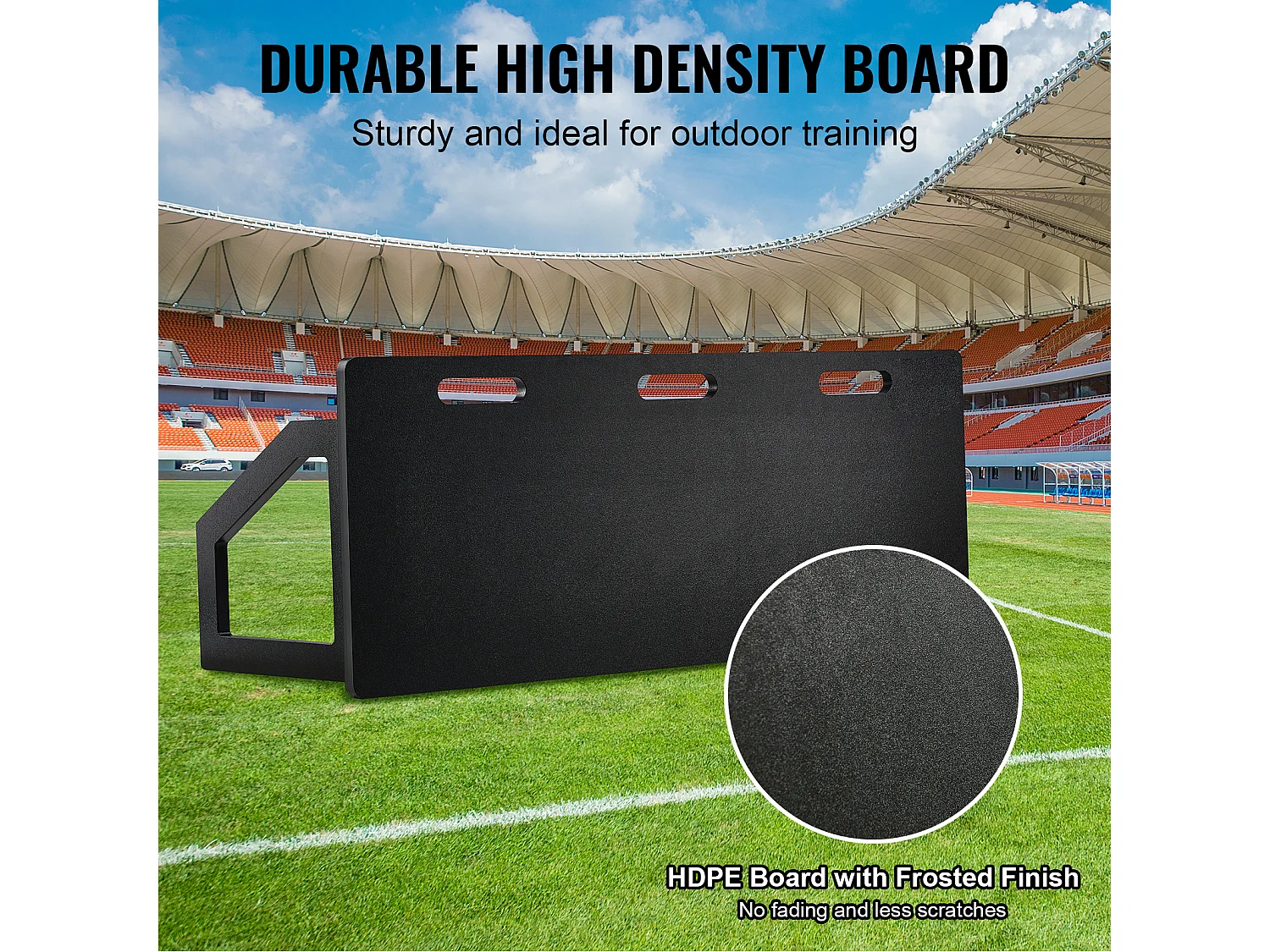 Filet de Rebond de Football SucceBuy 114 x 45.5 cm Tableau de Rebond de Football Portable avec 2 Angles de Rebond