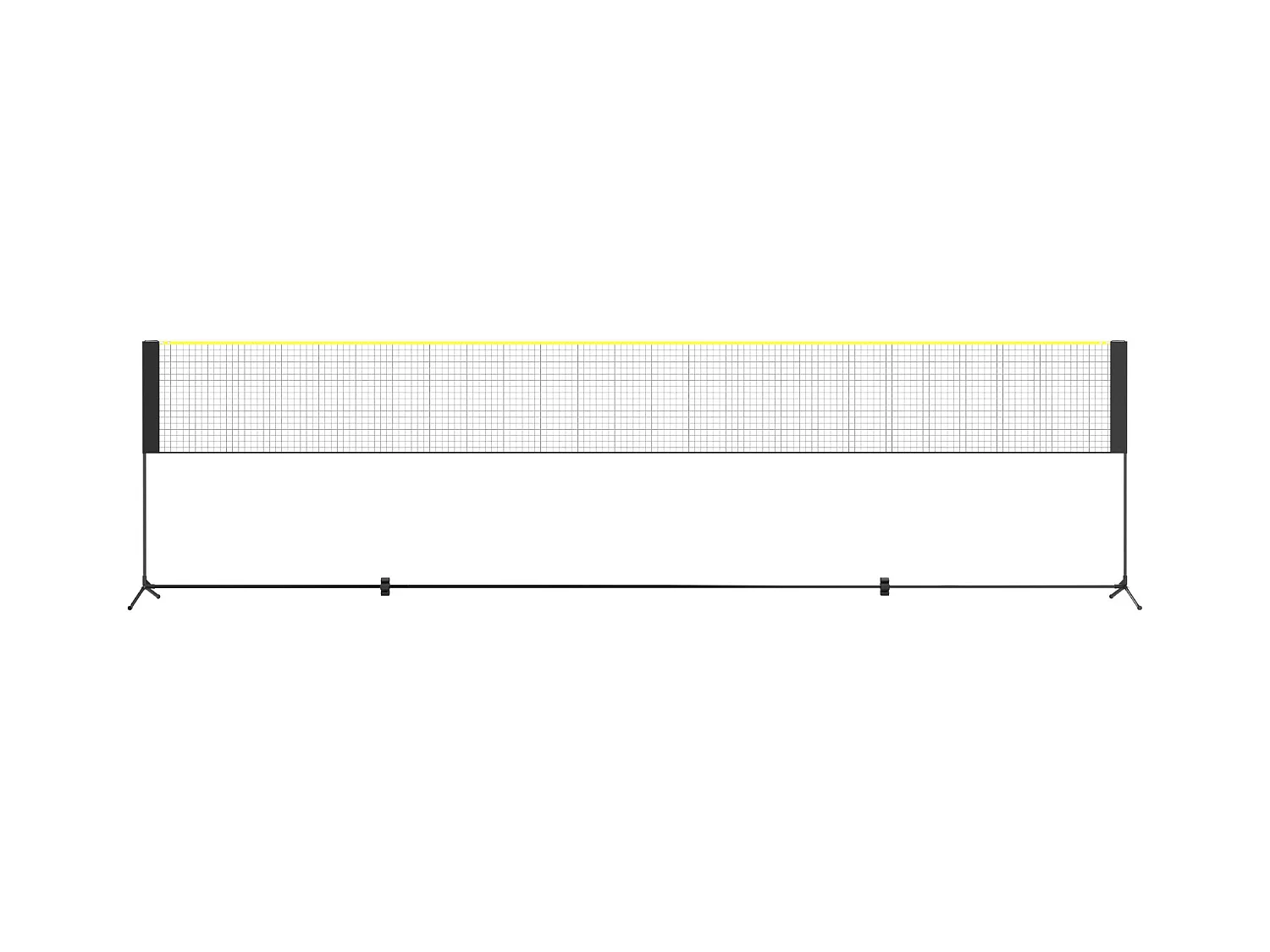 Filet de Badminton, SucceBuy Filet de Badminton de 6,06 m, Filet de Tennis Portatif Extérieur pour Volley-ball et Pickleball