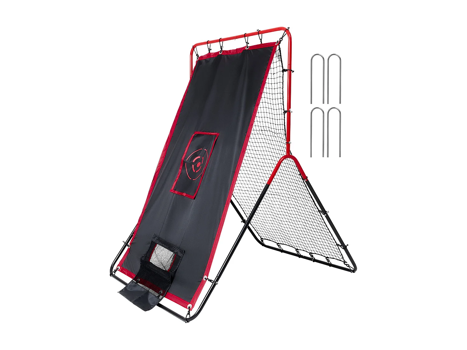 Red de Rebote SucceBuy para Béisbol y Softbol, 110 x 140 cm, 2 en 1, para el Entrenamiento en Campo y Lanzamiento