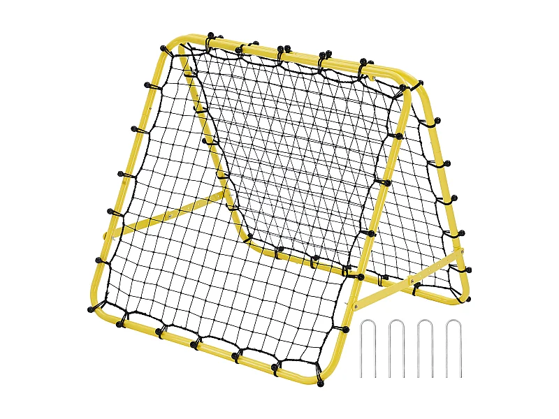 Red de Rebote de Fútbol SucceBuy Red de Rebote de 114 x 89 x 94 cm, Regalo de Entrenamiento Portátil para Todos