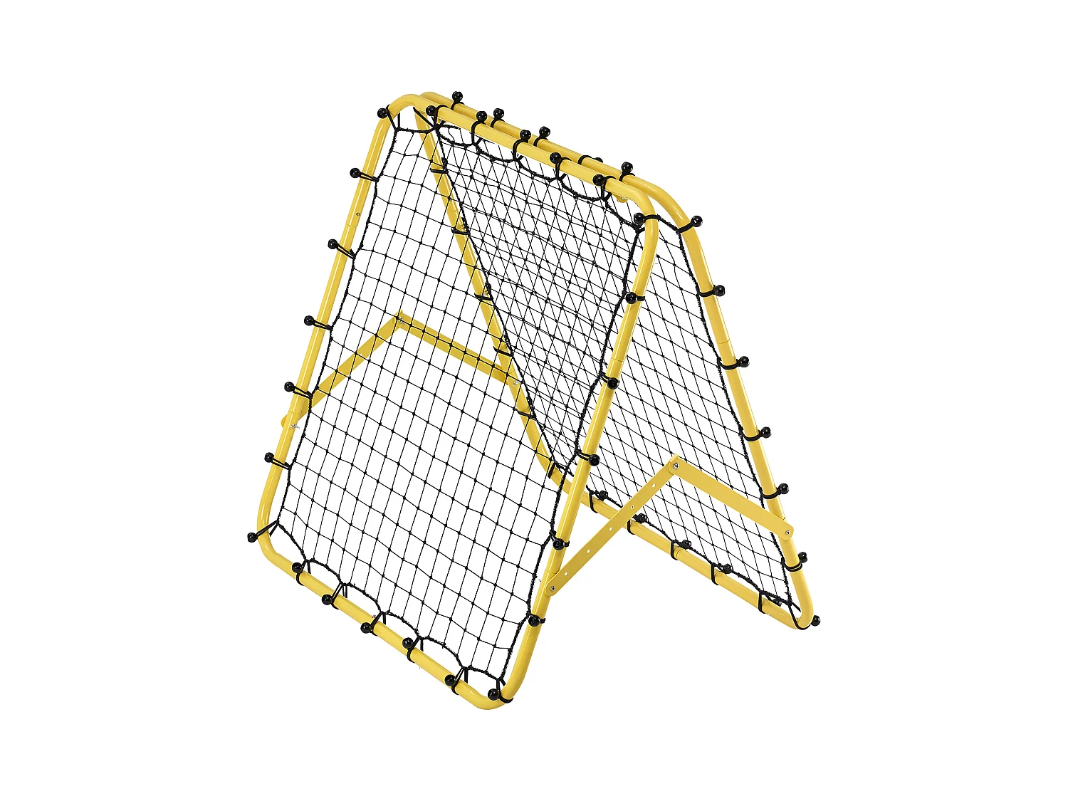 Siatka do Odbijania Piłki Nożnej SucceBuy Soccer Rebound Net 114 x 89 x 94 cm Przenośny Prezent Treningowy dla Każdego