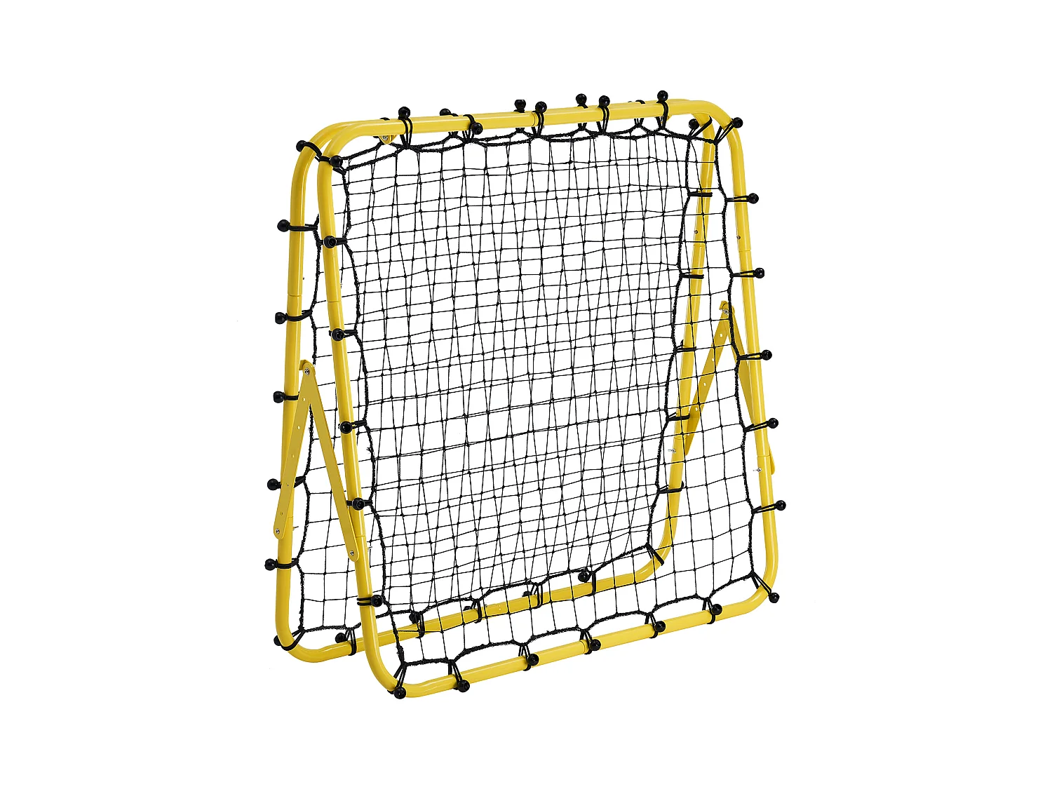 Siatka do Odbijania Piłki Nożnej SucceBuy Soccer Rebound Net 114 x 89 x 94 cm Przenośny Prezent Treningowy dla Każdego