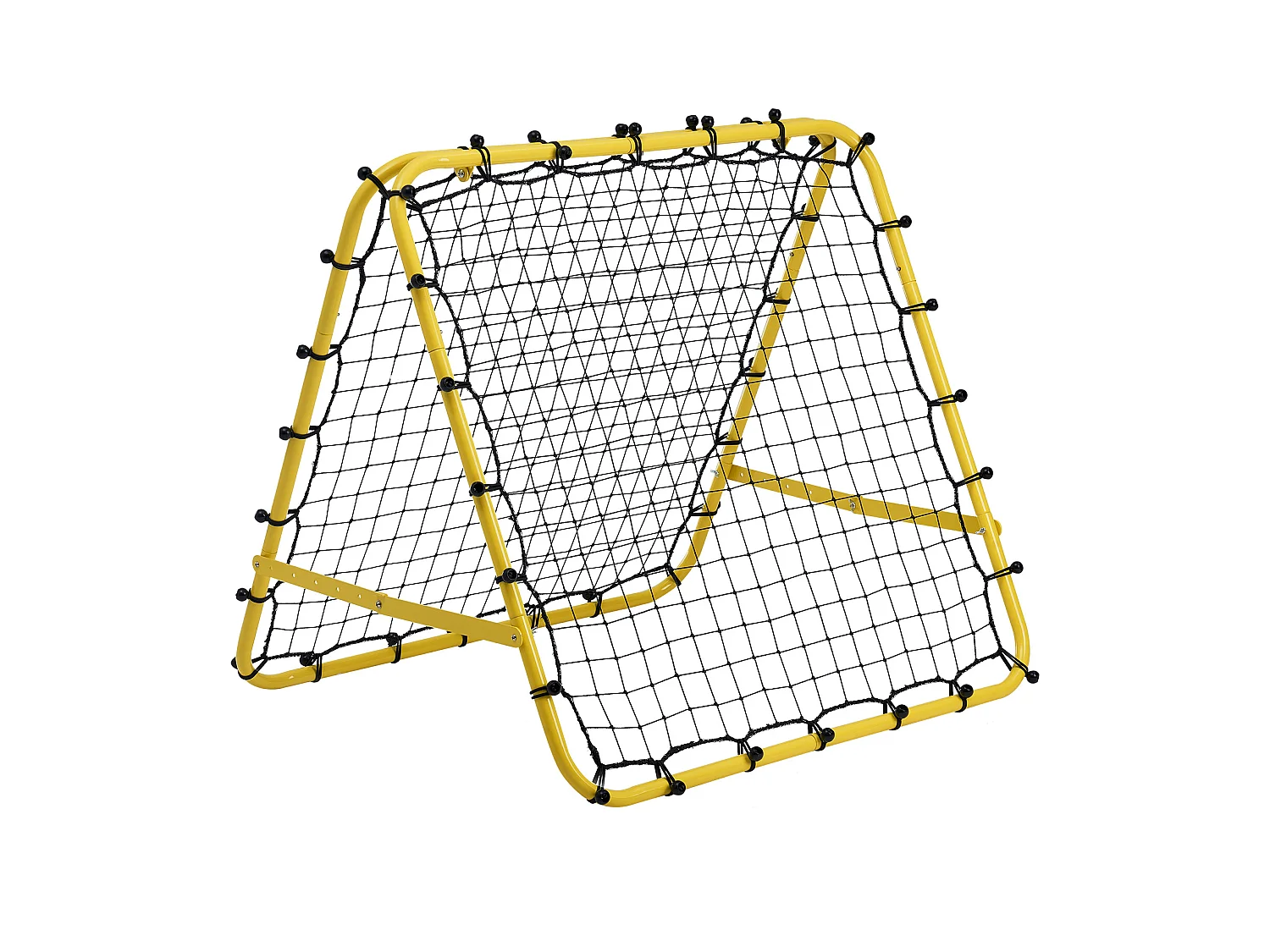 Siatka do Odbijania Piłki Nożnej SucceBuy Soccer Rebound Net 114 x 89 x 94 cm Przenośny Prezent Treningowy dla Każdego