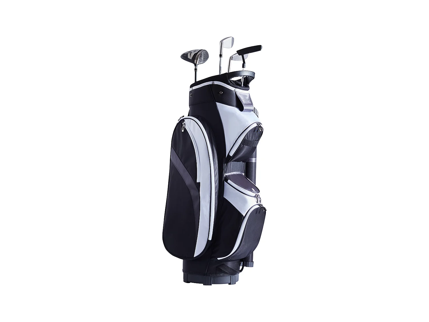 Torba Golfowa na Wózek SucceBuy 91,44 cm 14 Przegródek Wiele Kieszeni Czarna