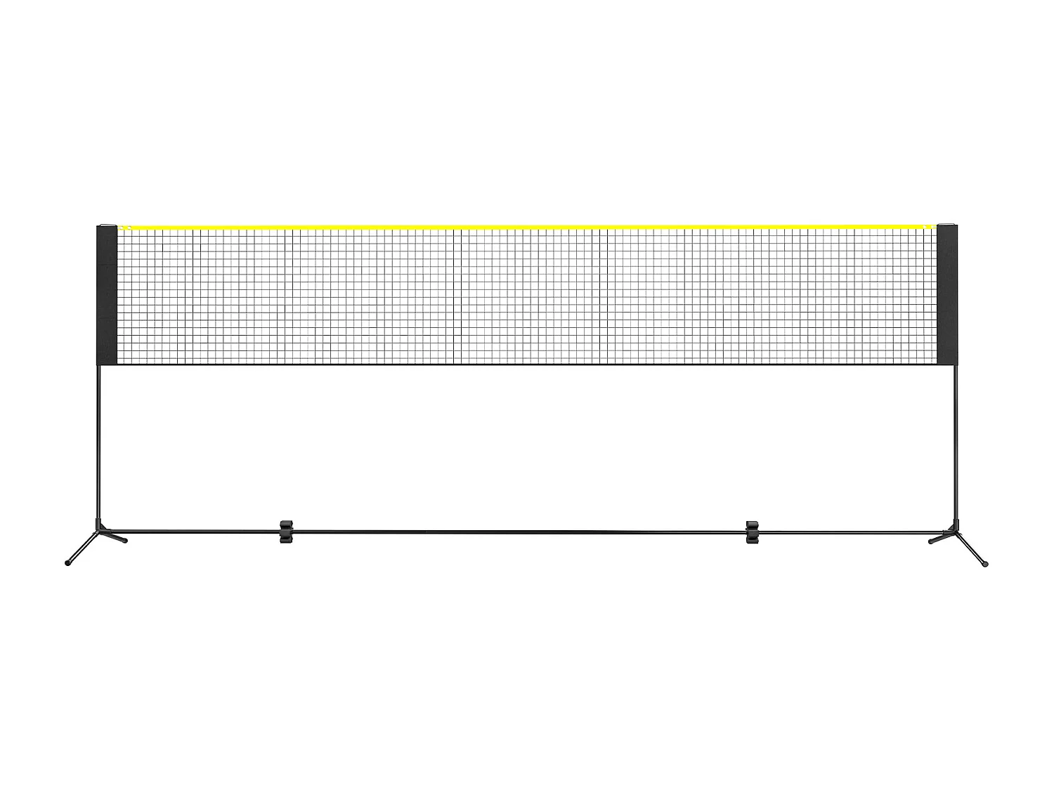 Filet de Badminton SucceBuy de Ensemble, 427 cm, Filet de Tennis de Pickleball de Volley-Ball Extérieur Portable