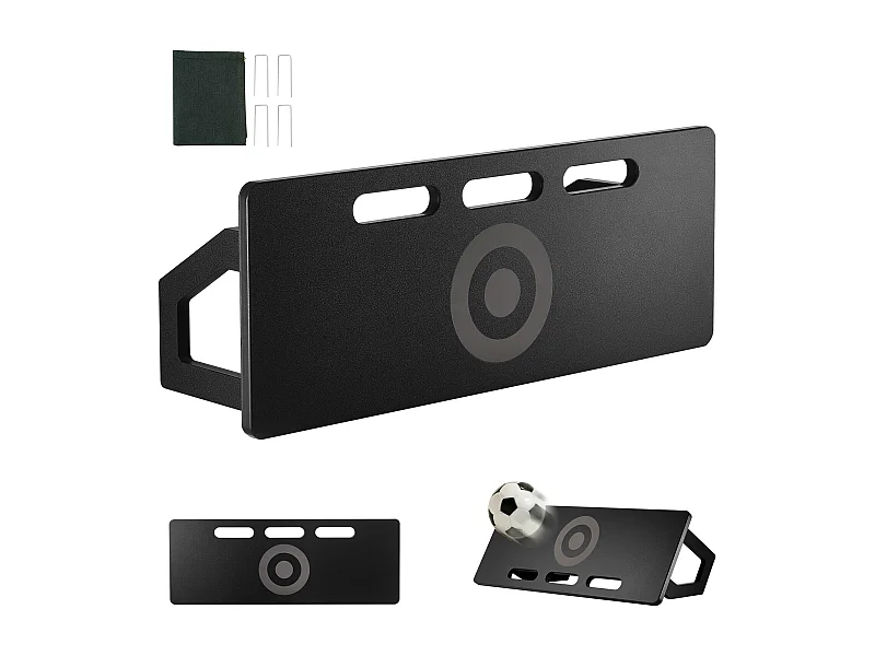 Rete di Rimbalzo per il Calcio SucceBuy Tabellone da Rimbalzo per Calcio 81 x 30 cm, Parete Portatile con 2 Angoli Regolabili