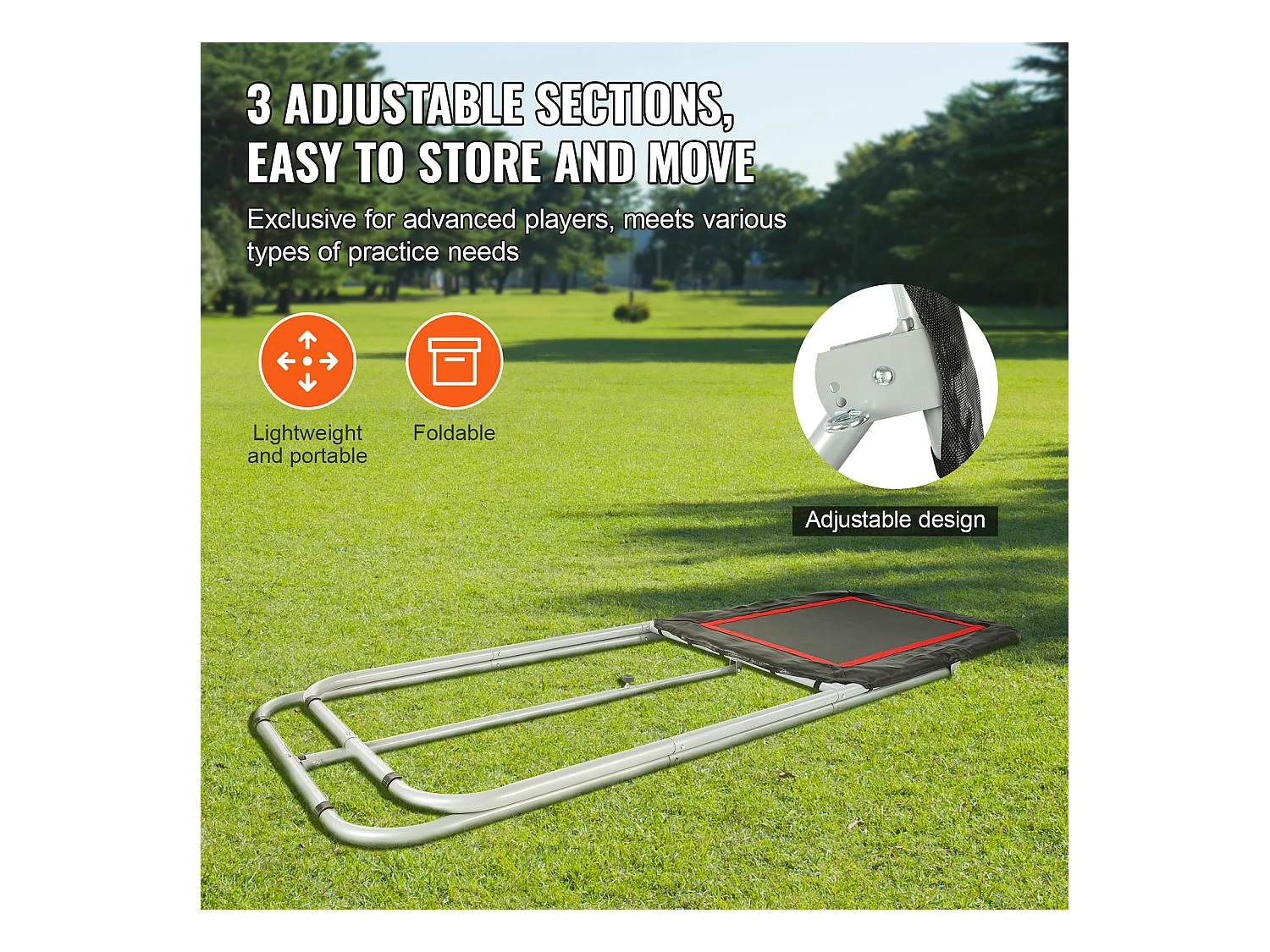 Filet de Rebond de Baseball SucceBuy, Filet de Rebond de Softball Réglable, 91 x 122 cm