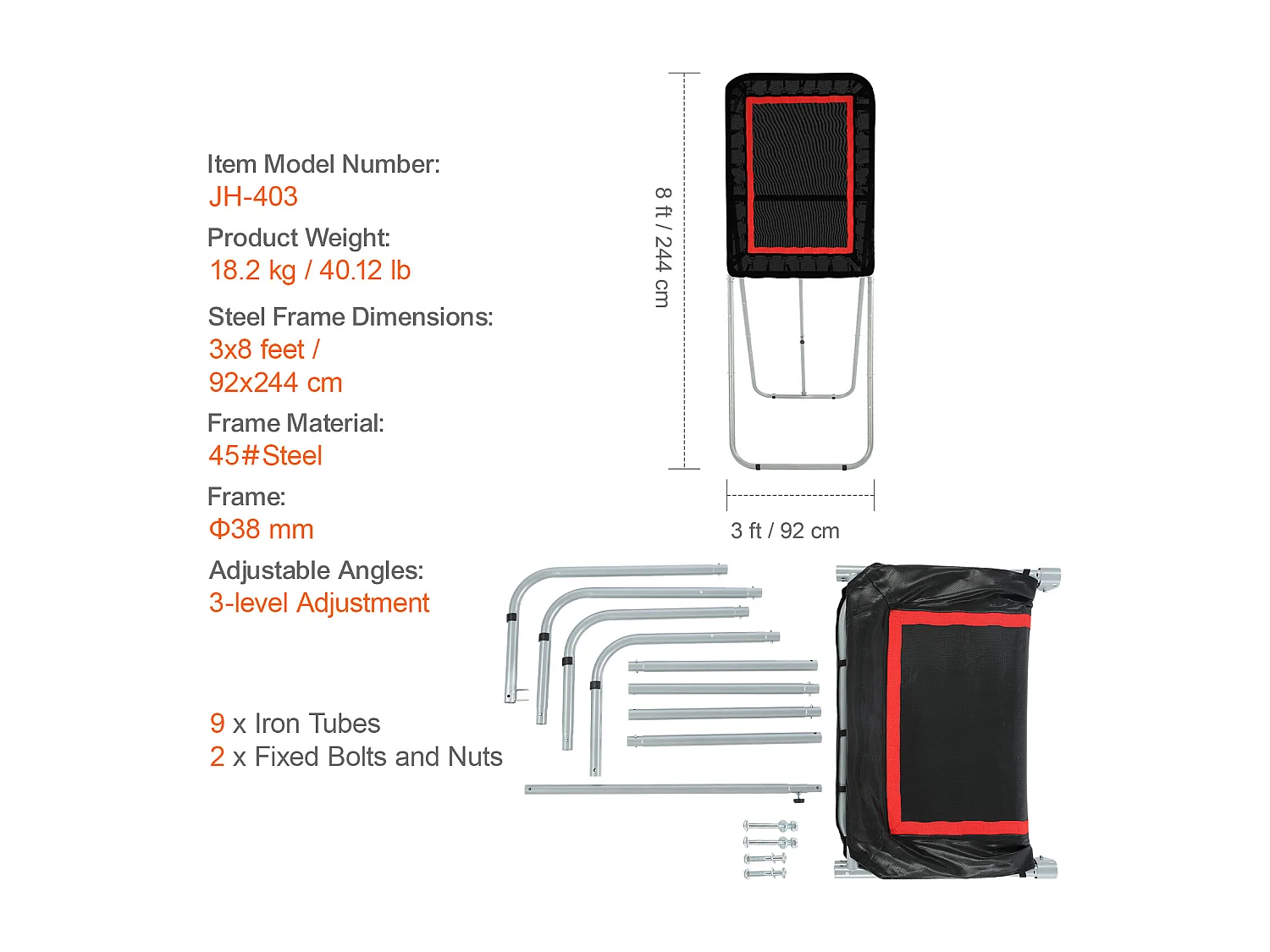 Filet de Rebond de Baseball SucceBuy, Filet de Rebond de Softball Réglable, 91 x 122 cm